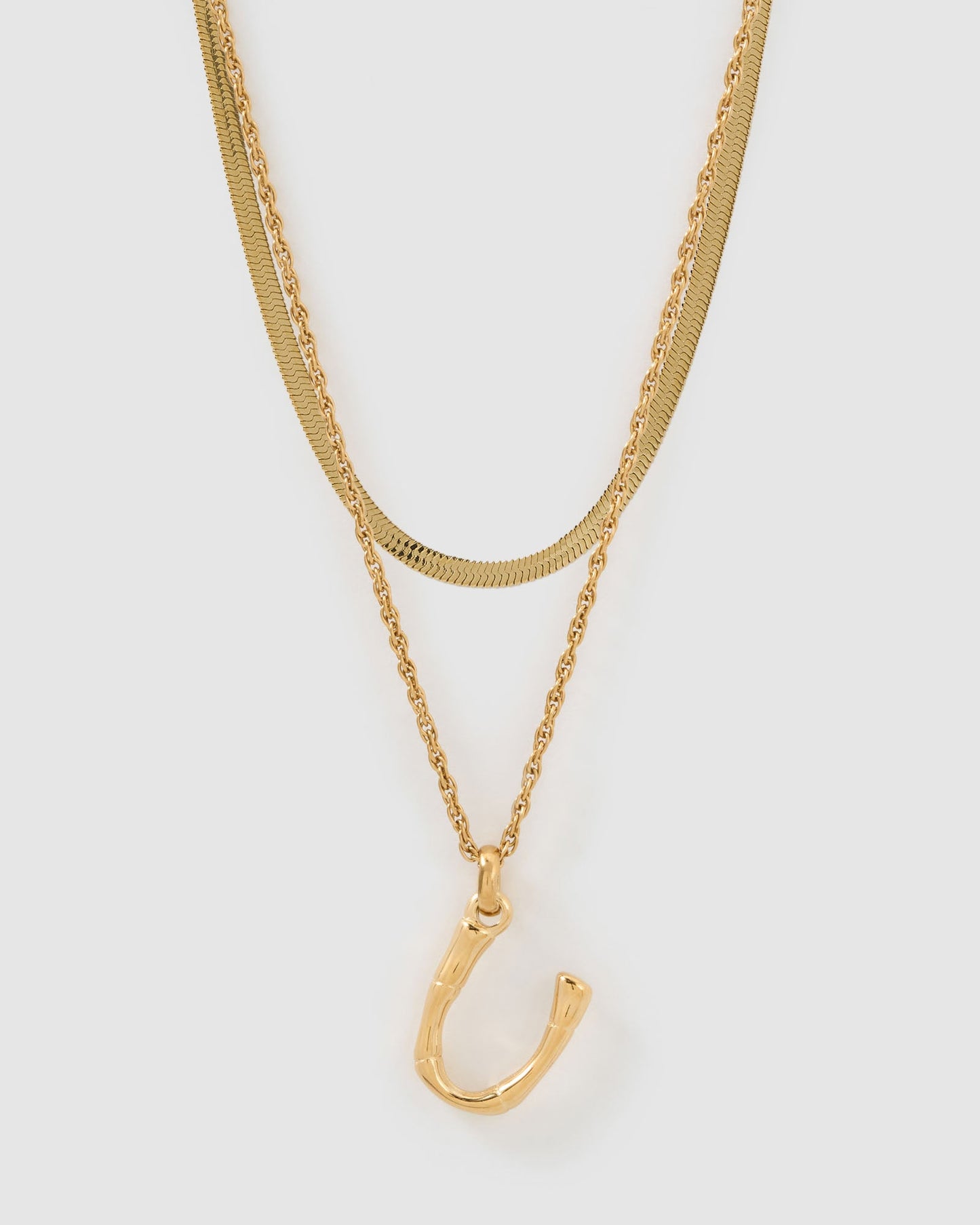 Luxe Letter Necklace Stack