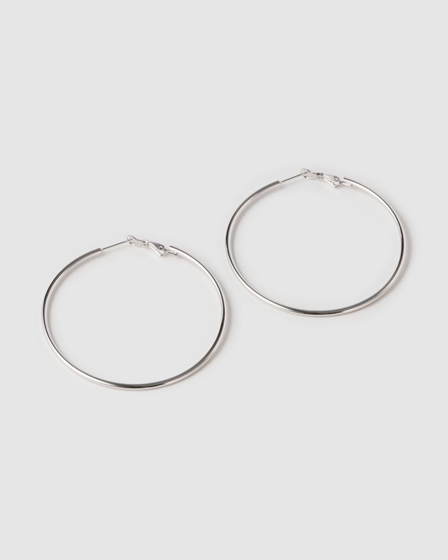 Maddy Silver Hoop Earrings
