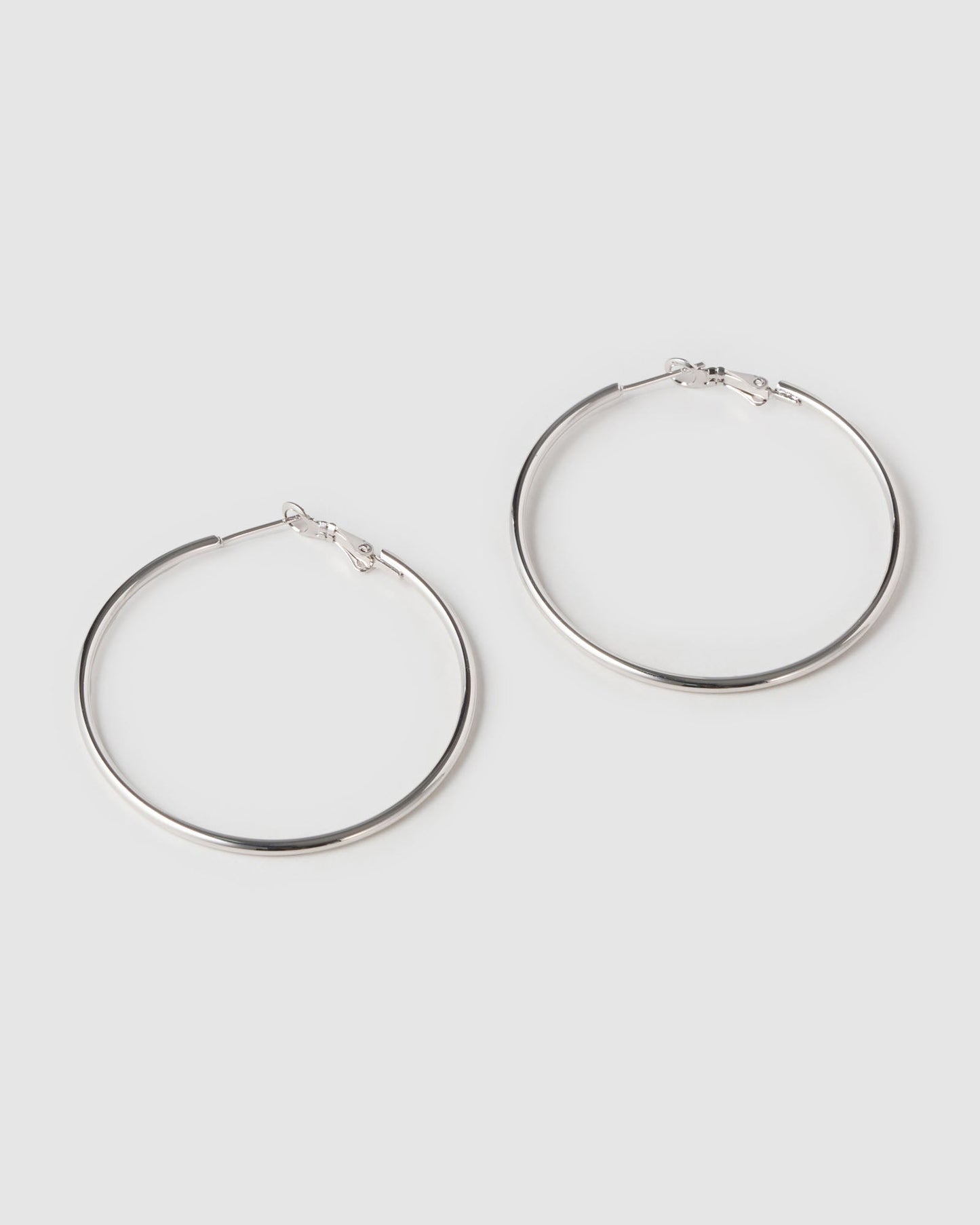 Maddy Silver Hoop Earrings
