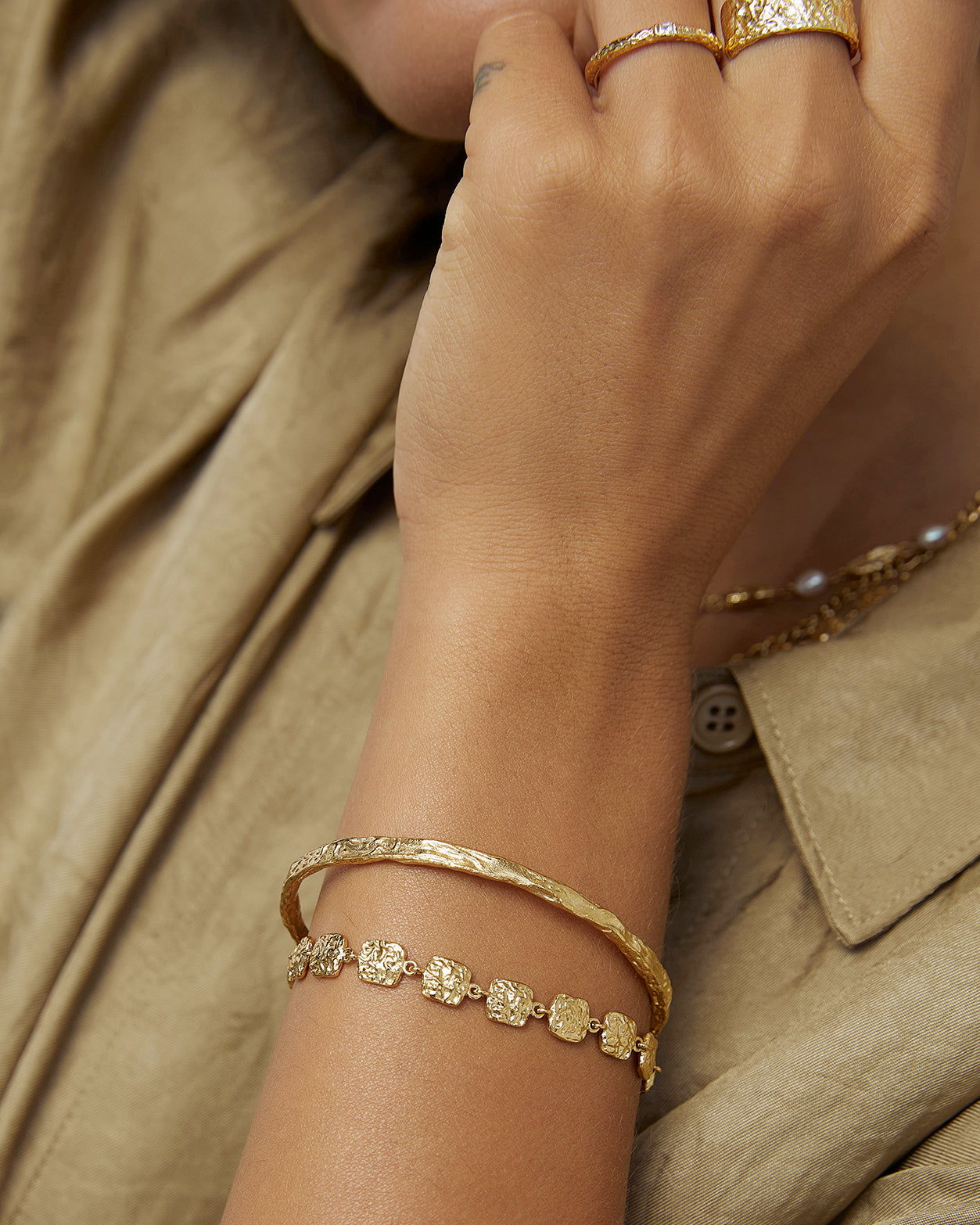 Halo Bracelet Stack