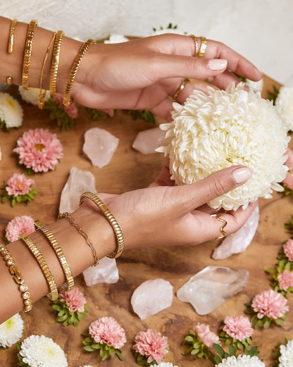 Pyramid Bracelet Stack