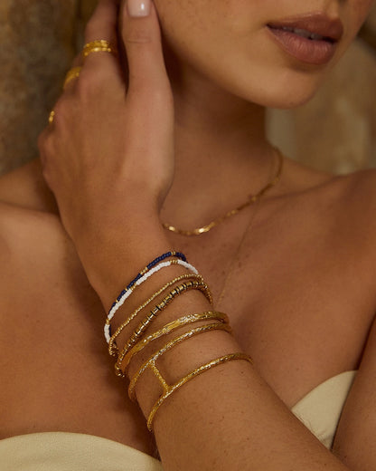 Sunny Bracelet Set - Navy