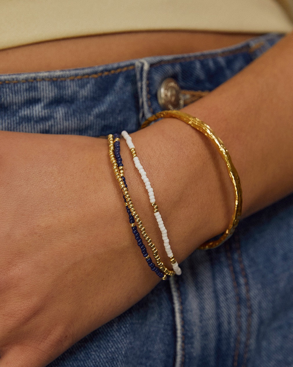 Sunshine Bracelet Stack - Navy