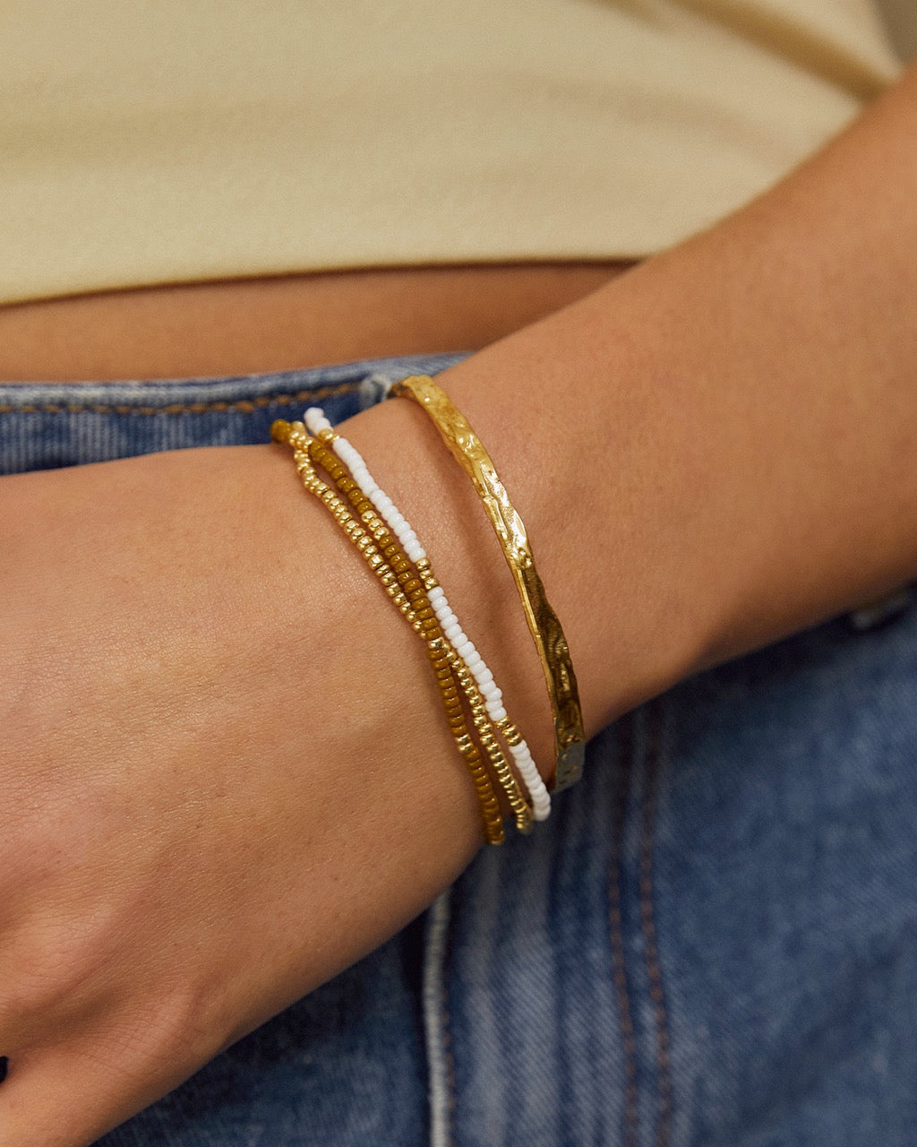 Sunny Bracelet Set - Khaki
