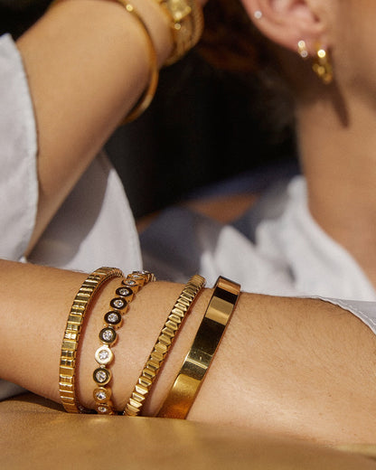 Pyramid Bracelet Stack