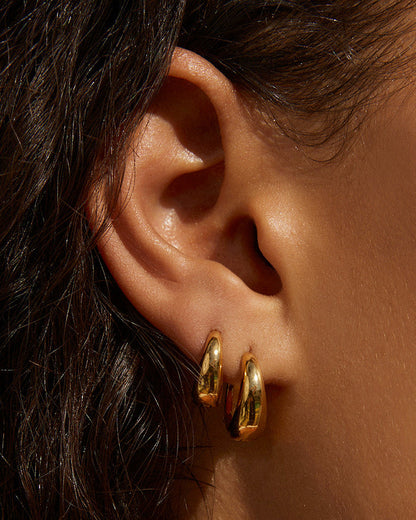 Mini Earring Stack - Gold