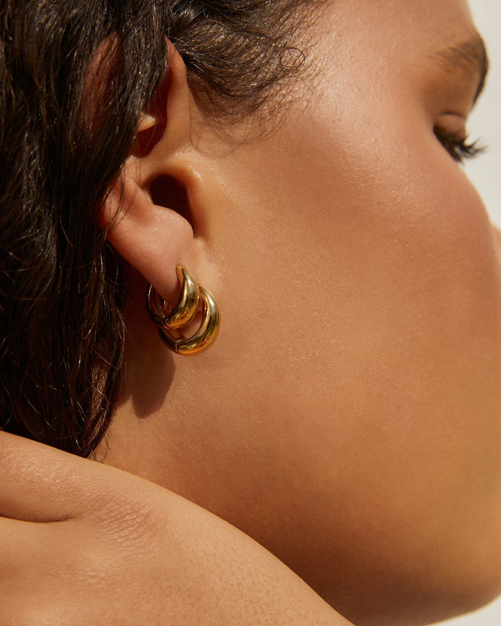 Maxi Earring Stack - Gold
