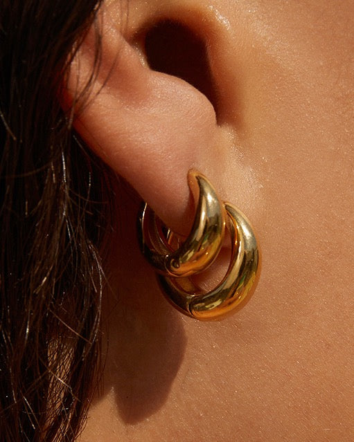 Maxi Earring Stack - Gold