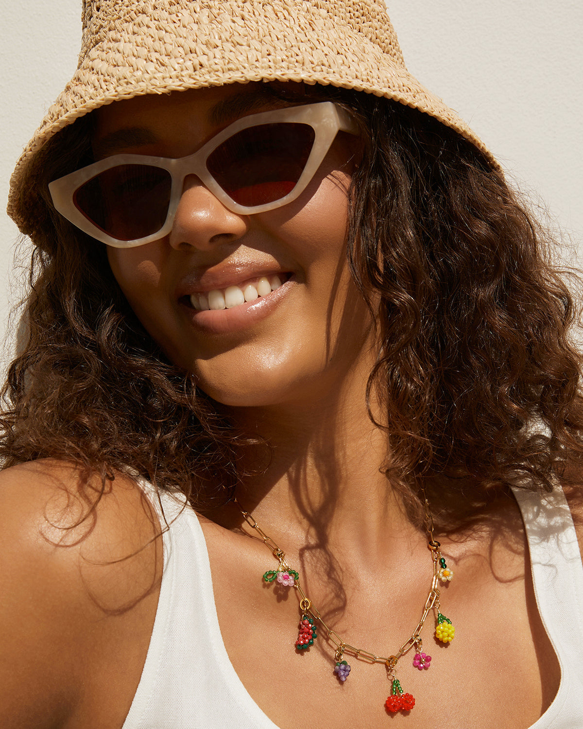 Jagger Sunglasses - Cream Marle