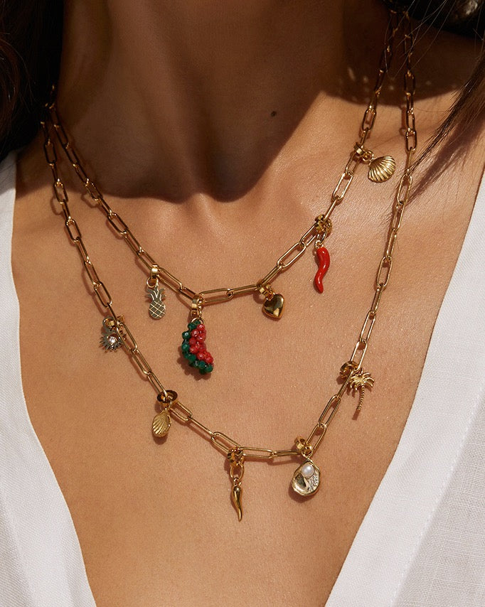 Cornicello Gold Charm Small