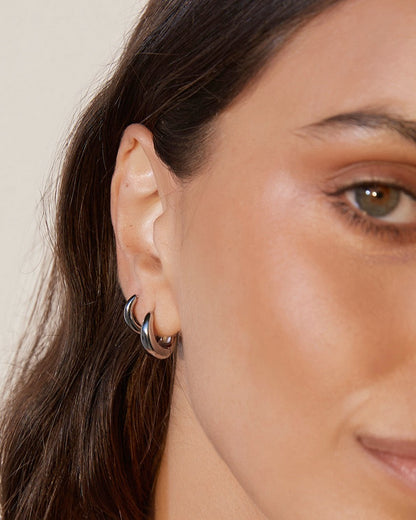 Maxi Earring Stack - Silver