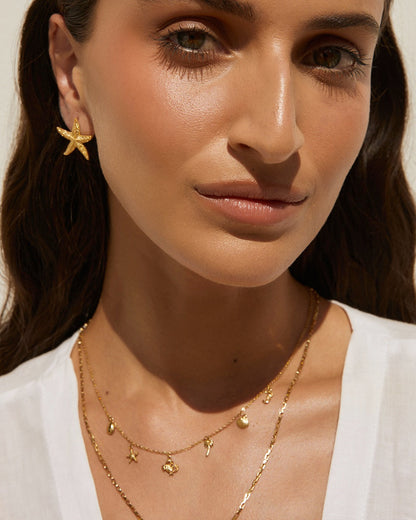 Mini Siesta Gold Earrings
