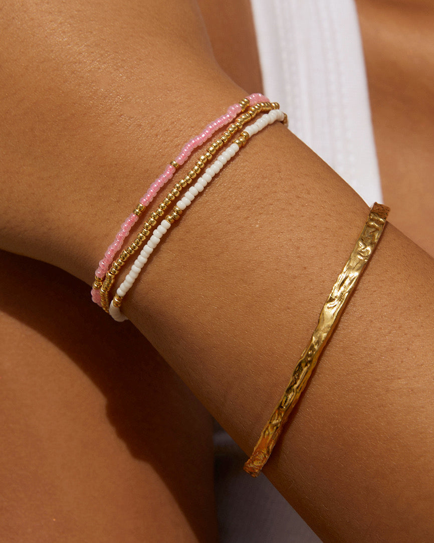 Sunshine Bracelet Stack - Berry