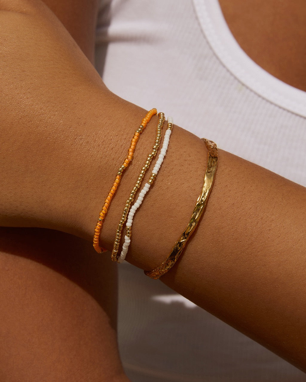 Sunshine Bracelet Stack - Passionfruit