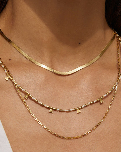 Sylvia Gold Snake Chain Necklace