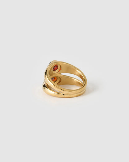 Mali Gold Ring - Ruby