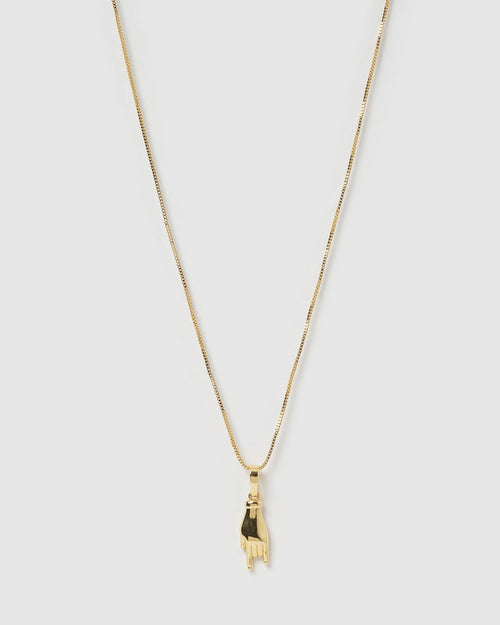 Mano Gold Charm Necklace