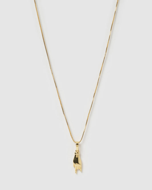 Mano Gold Charm Necklace