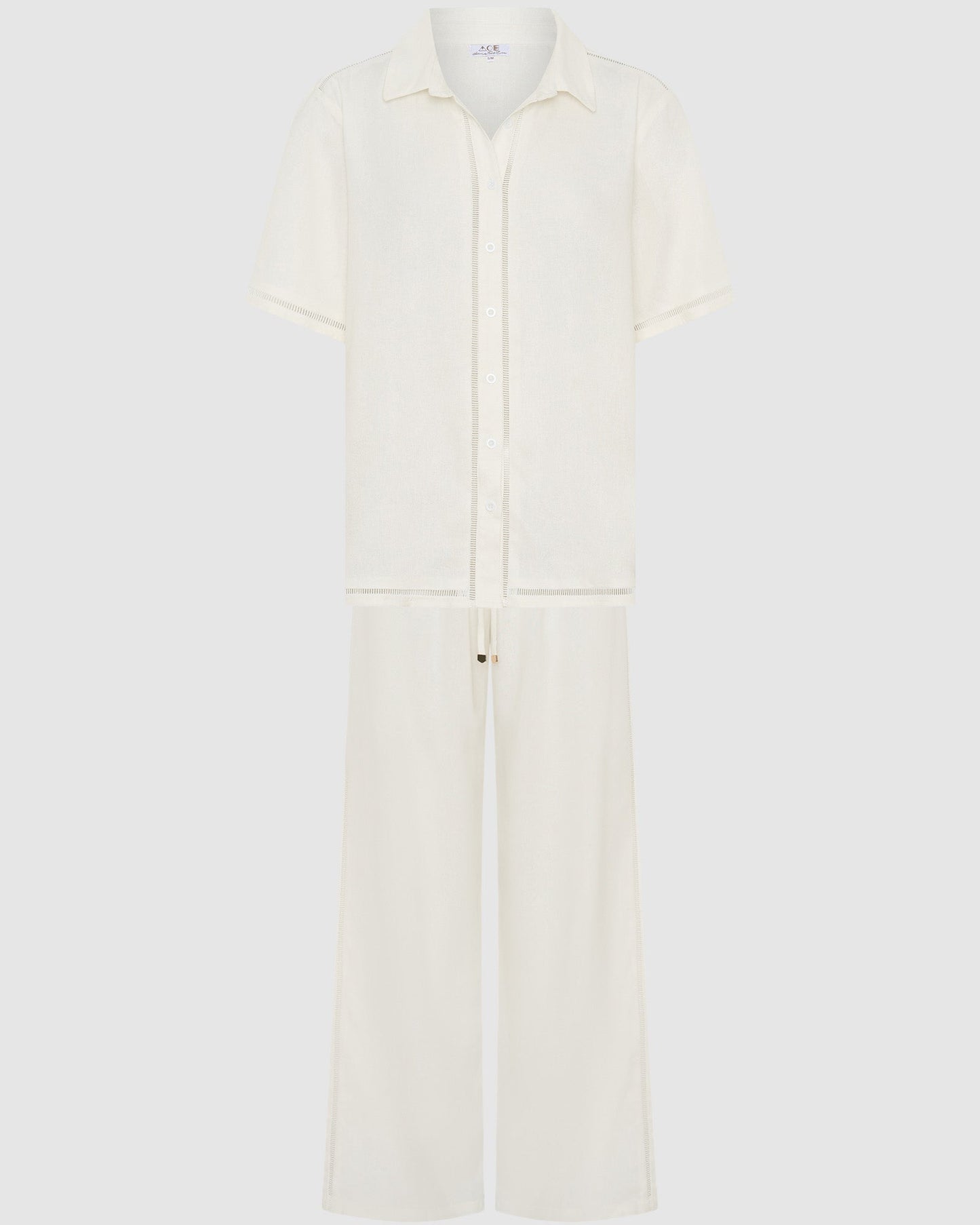 Marsielle Pants Set - White