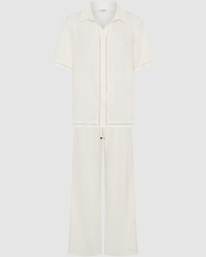 Marsielle Pants Set - White