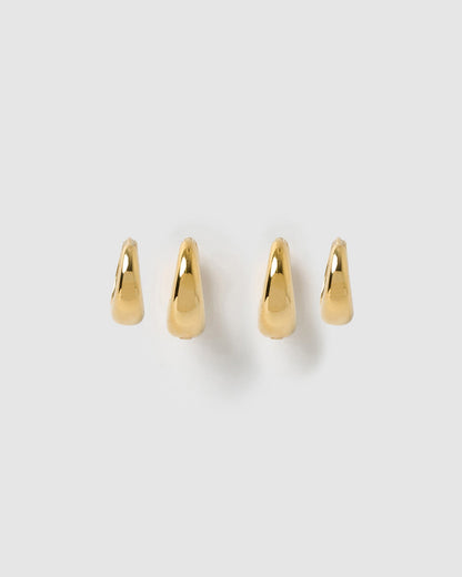 Maxi Earring Stack - Gold