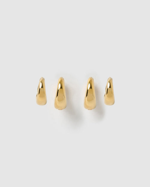 Maxi Earring Stack - Gold