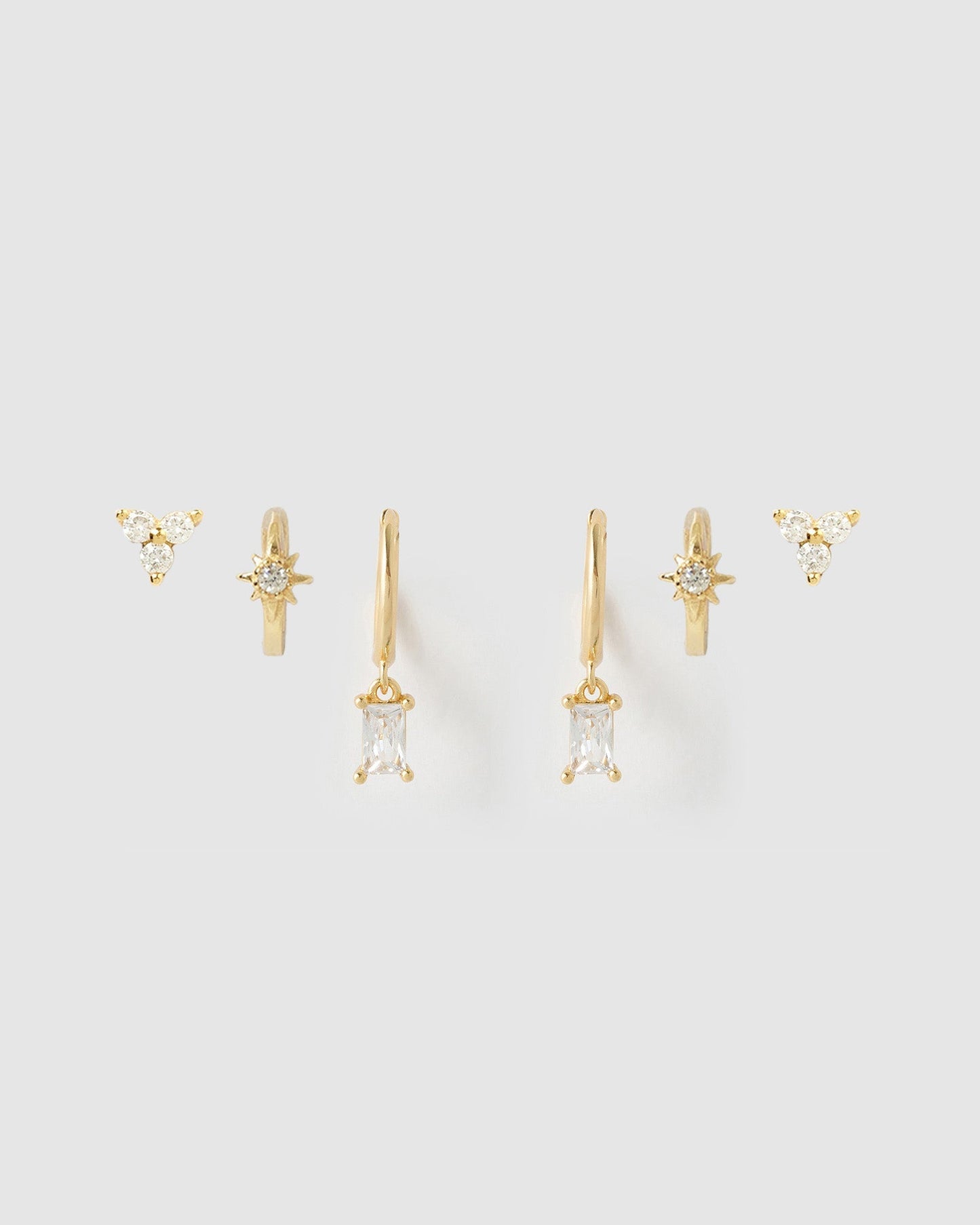 Midnight Earring Stack