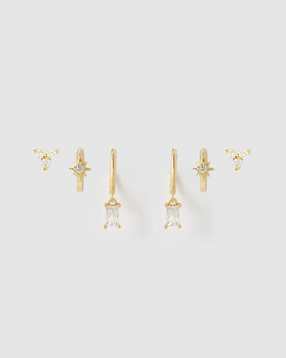 Midnight Earring Stack