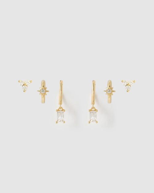 Midnight Earring Stack