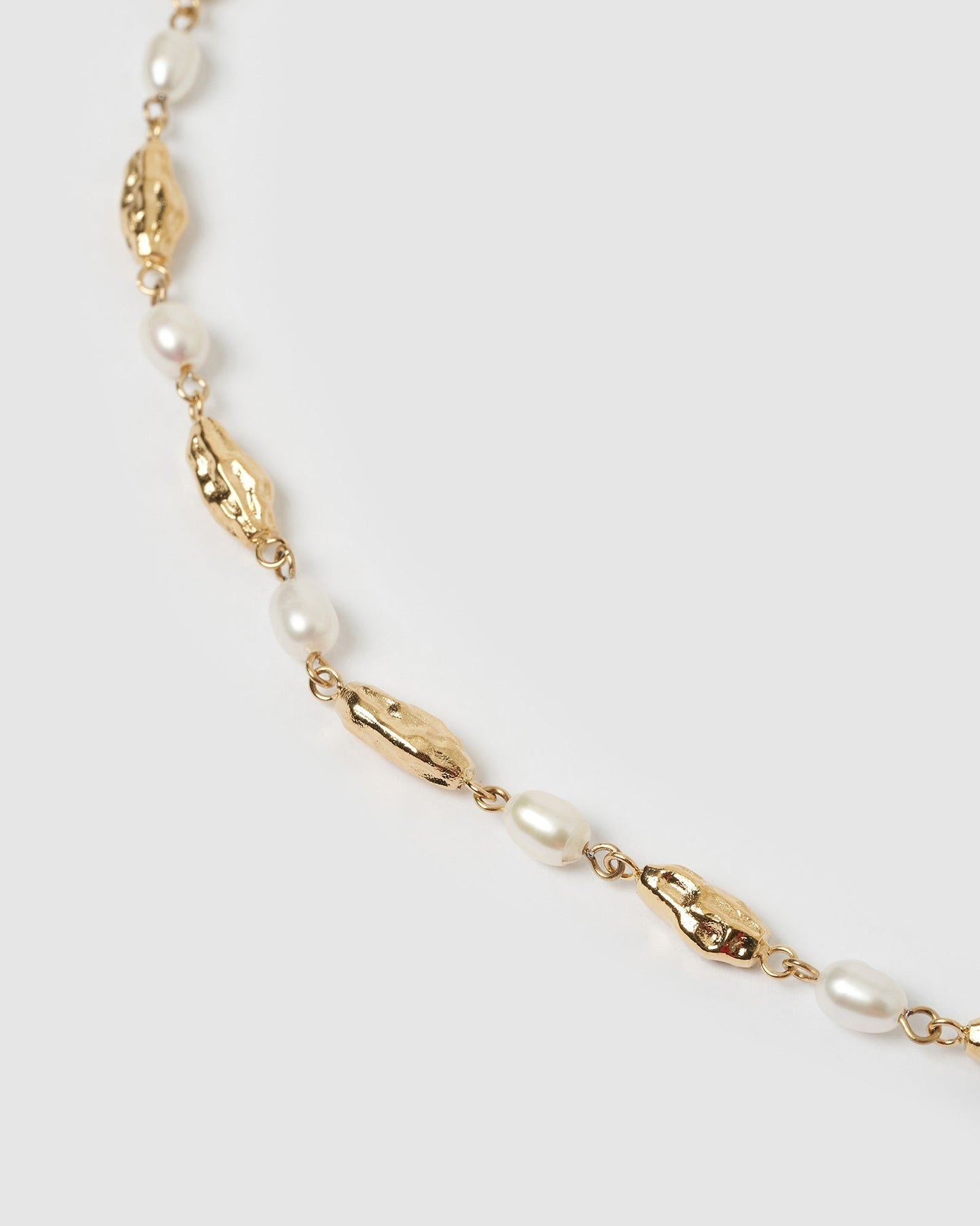 Mimi Pearl and Gold Necklace