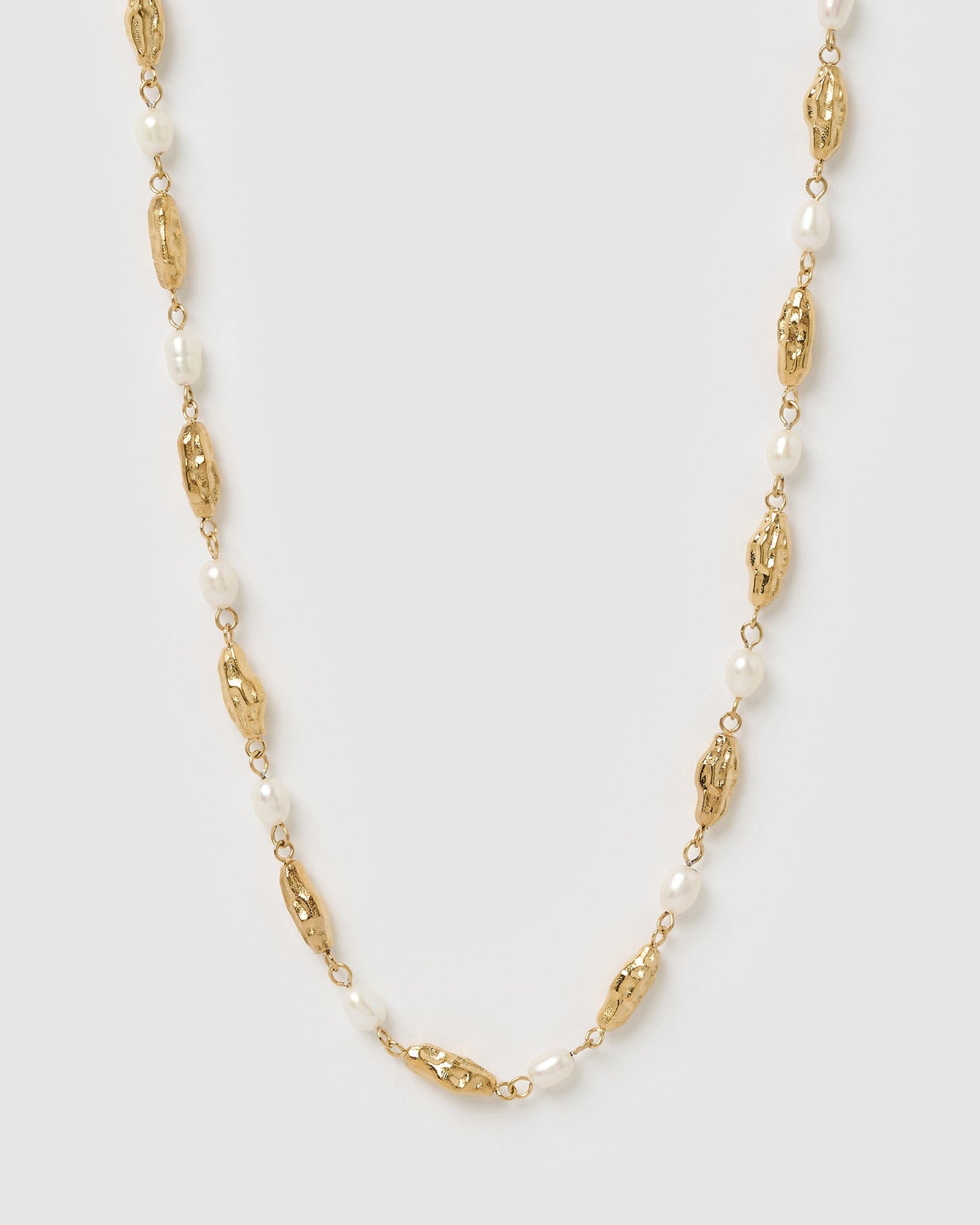 Mimi Pearl and Gold Necklace