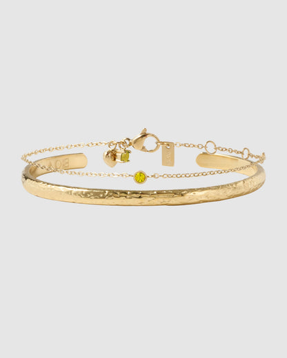 Mini Birthstone Bracelet Stack