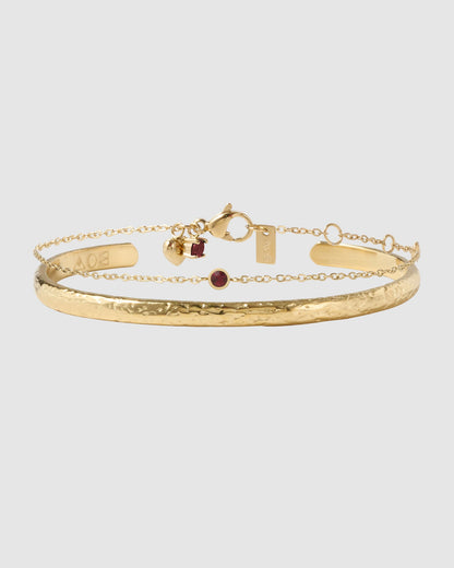 Mini Birthstone Bracelet Stack