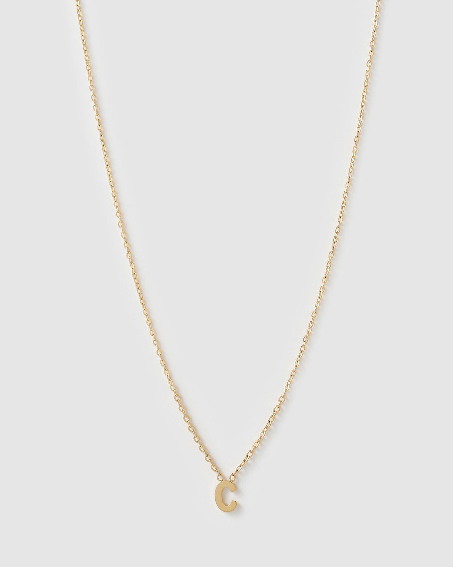Mini Initial Gold Necklace