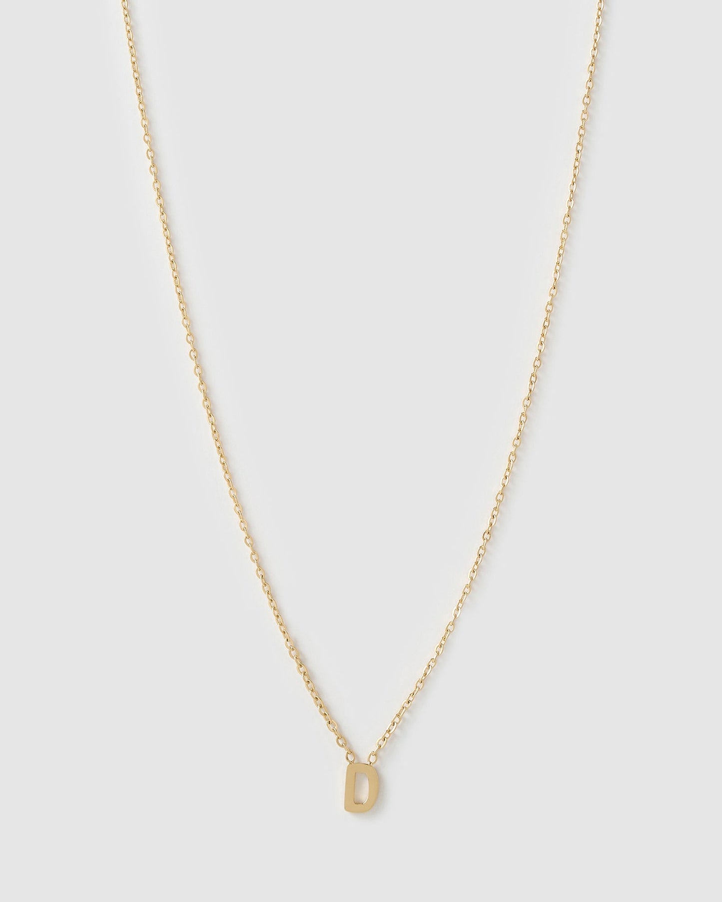 Mini Initial Gold Necklace