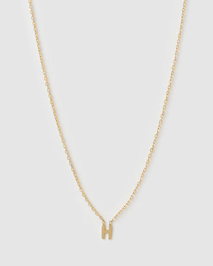 Mini Initial Gold Necklace