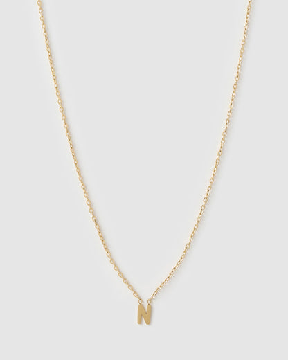 Mini Initial Gold Necklace