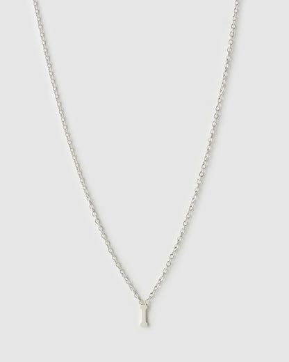 Mini Initial Silver Necklace