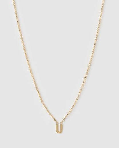 Mini Initial Gold Necklace