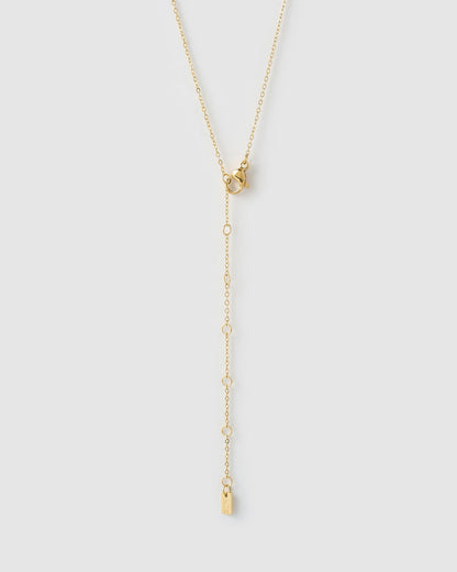Mini Star Of David Gold Necklace
