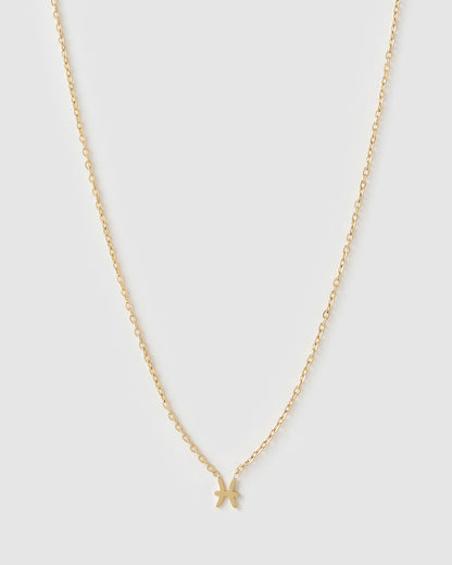 Mini Zodiac Gold Necklace