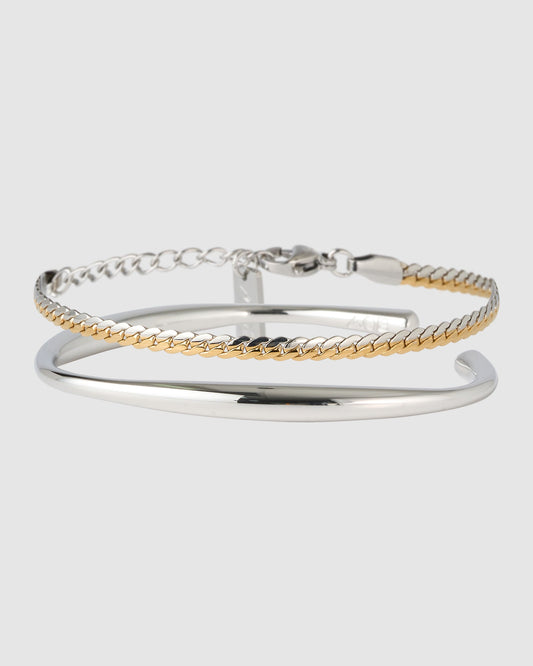 Monique Bracelet Stack - Silver
