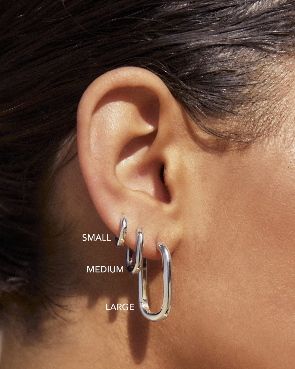 Loop Earring Stack - Silver
