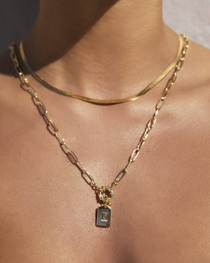 Tag Necklace Stack