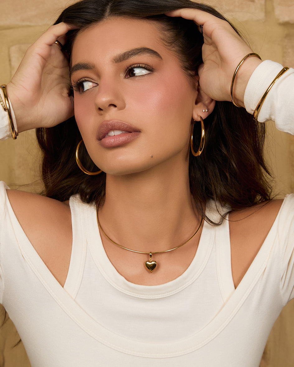 Storm Gold Collar Necklace