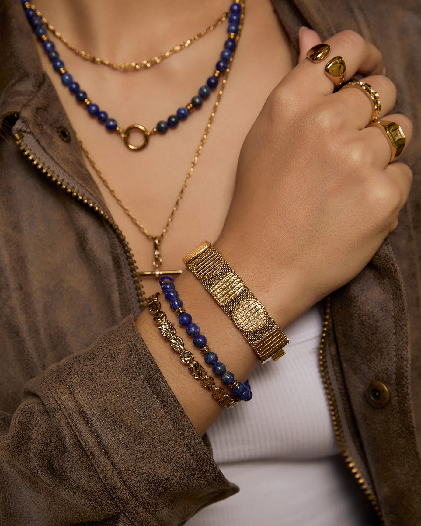Tallulah Bracelet - Lapis Lazuli