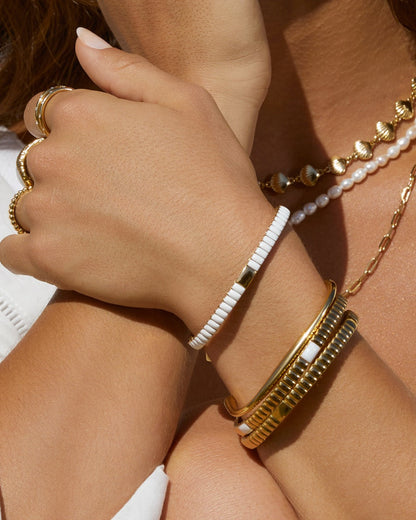 Onyx Bracelet - White
