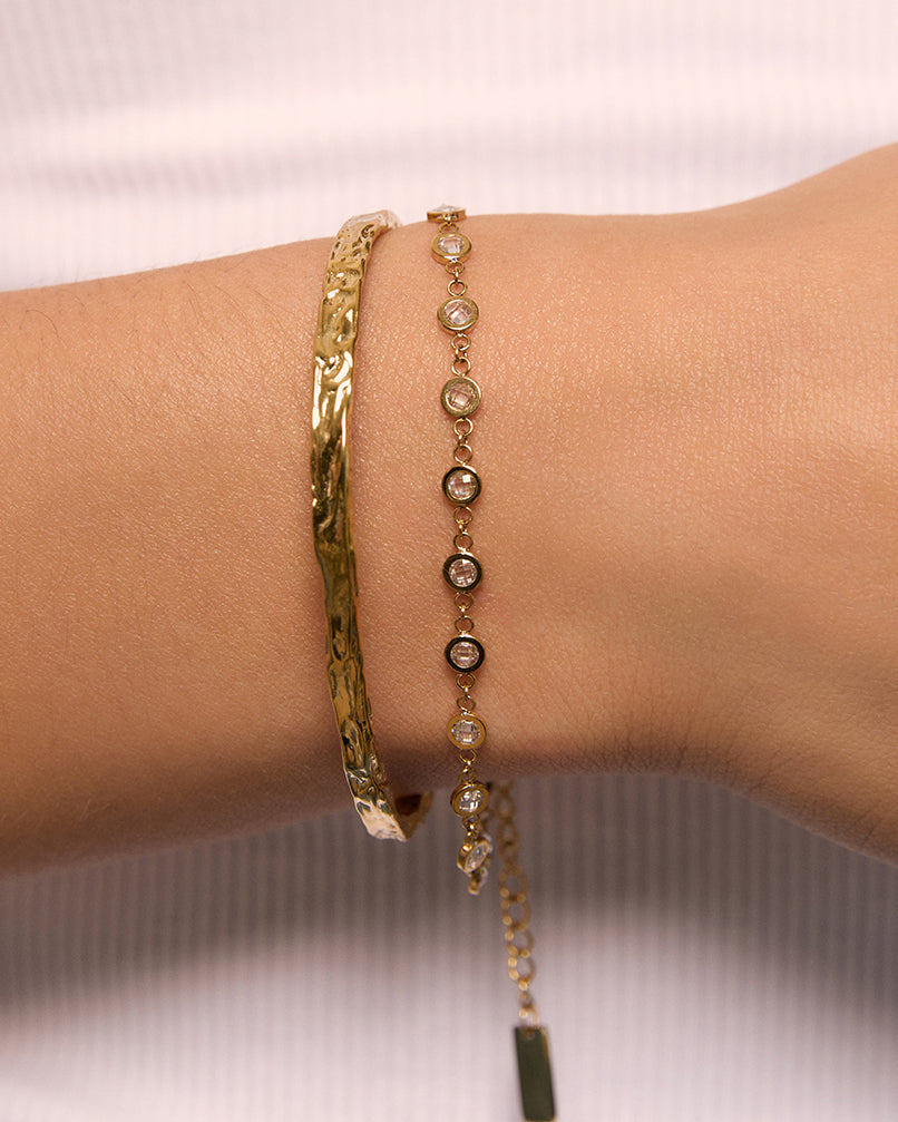 Elia Bracelet Stack - Stone