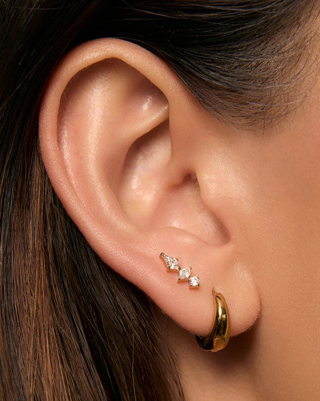 Ava Flat Back Earrings