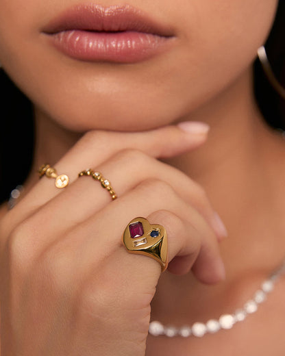 Bisou Heart Ring